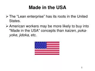 Made in the USA