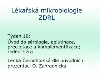 l ka sk mikrobiologie zdrl