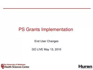 PS Grants Implementation