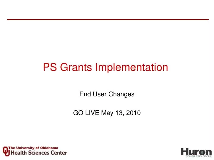 ps grants implementation