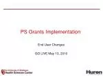 Overview of Updates for Cost Sharing and Grant Management Processes Effective May 13, 2010 - slide 1