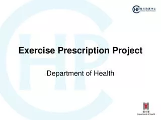 Exercise Prescription Project