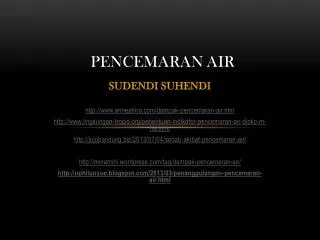 pencemaran air