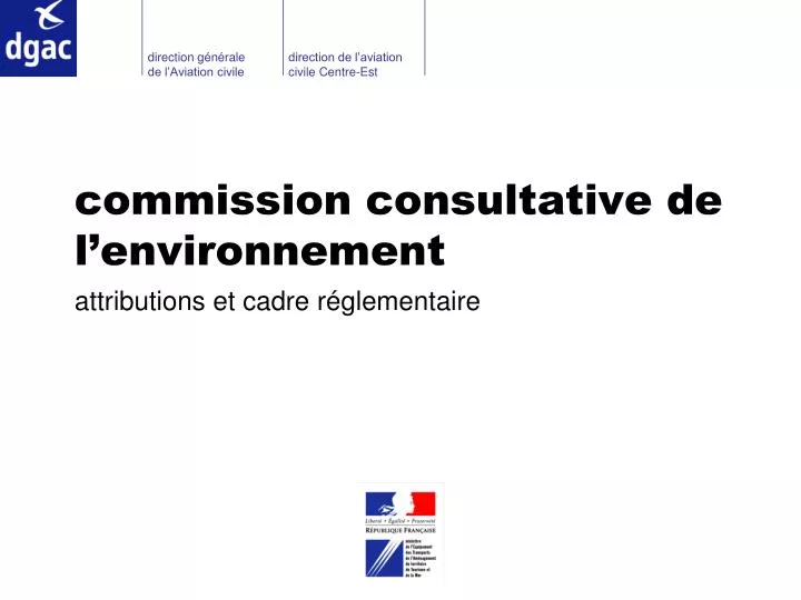 commission consultative de l environnement