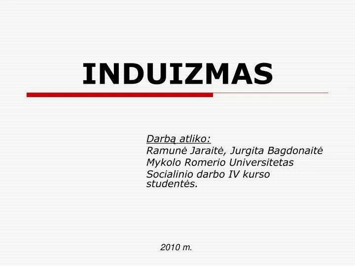 induizmas