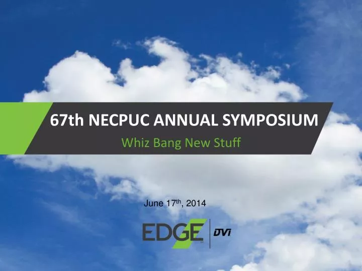 67th necpuc annual symposium