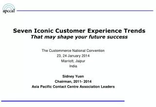 Seven Iconic Customer Experience Trends That may shape your future success