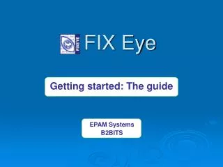 FIX Eye