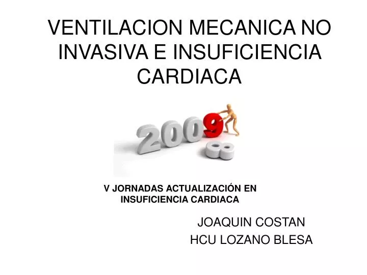 ventilacion mecanica no invasiva e insuficiencia cardiaca