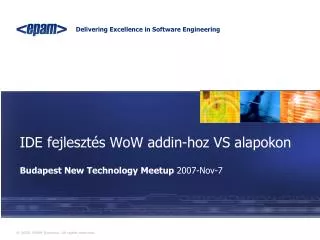 ide fejleszt s wow addin hoz vs alapokon