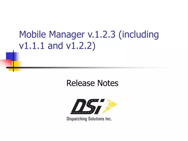 mobile manager v 1 2 3 including v1 1 1 and v1 2 2