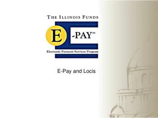 E-Pay and Locis