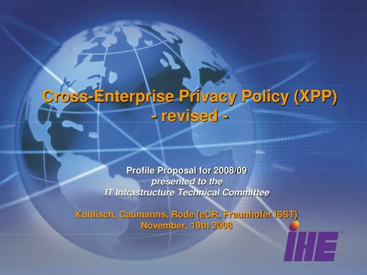 cross enterprise privacy policy xpp revised
