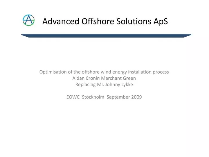 advanced offshore solutions aps