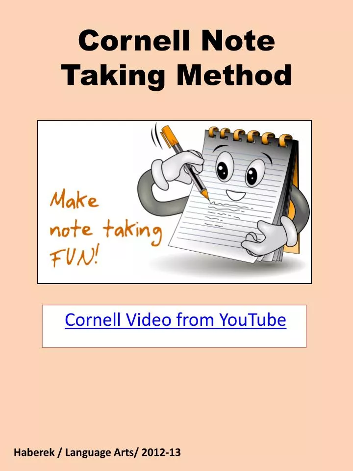 cornell note taking method