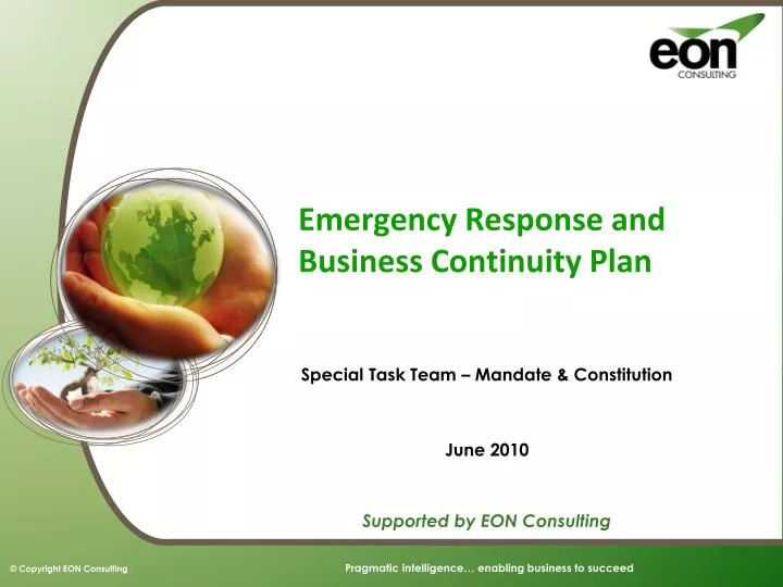 emergency response and business continuity plan