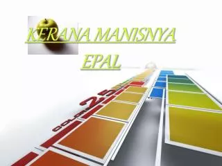 kerana manisnya epal
