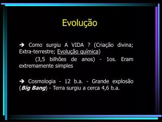 evolu o