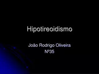 hipotireoidismo