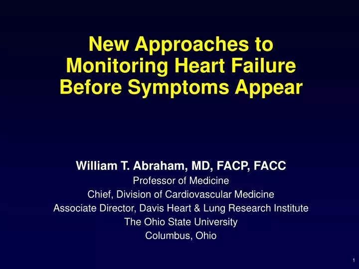 new approaches to monitoring heart failure before symptoms appear