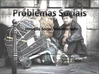 inser o social voluntariado