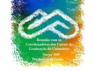 reuni o com os coordenadores dos cursos de gradua o da unimontes