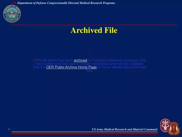 archived file