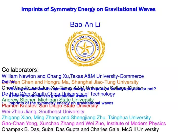 imprints of symmetry energy on gravitational waves
