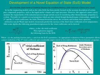Development of a Novel Equation of State (EoS) Model