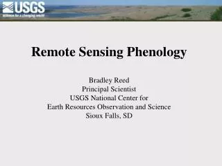 Remote Sensing Phenology