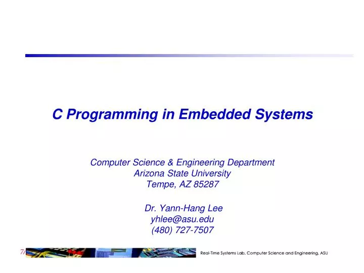 c programming in embedded systems