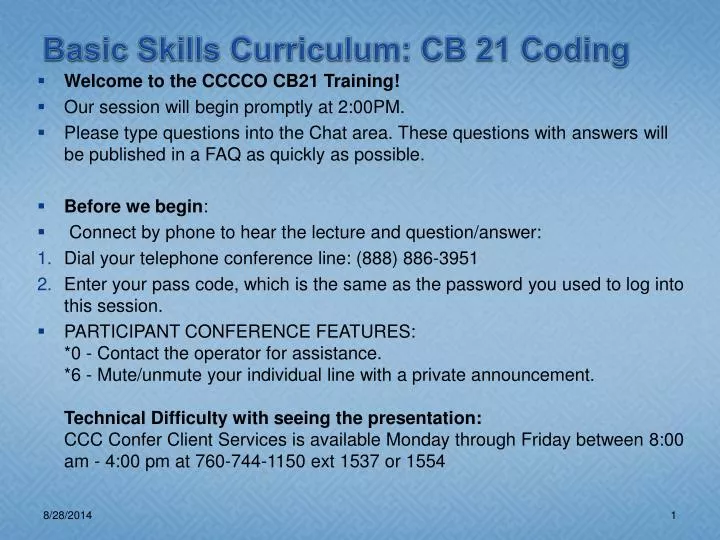 basic skills curriculum cb 21 coding