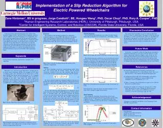Implementation of a Slip Reduction Algorithm for Electric Powered Wheelchairs
