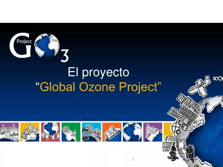 el proyecto global ozone project