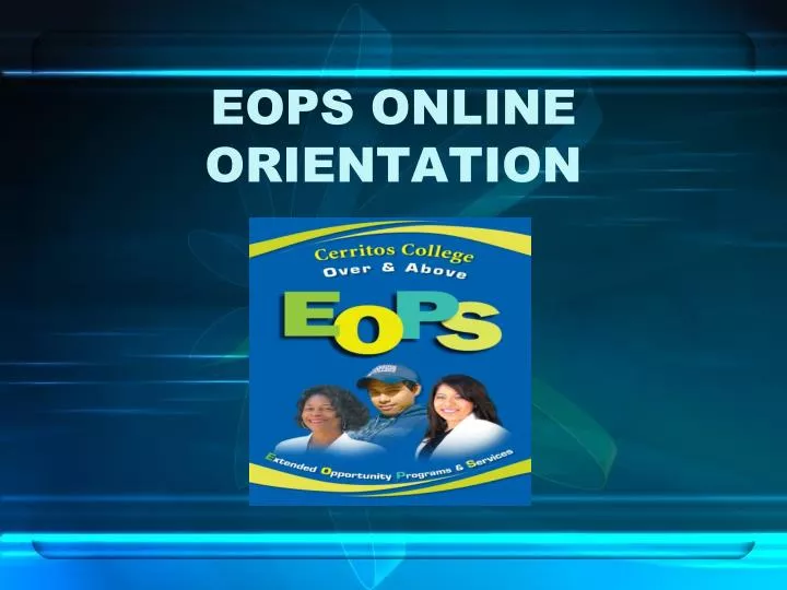 eops online orientation