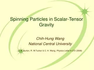 Spinning Particles in Scalar-Tensor Gravity