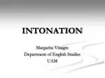 INTONATION - slide 1
