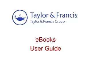 eBooks User Guide