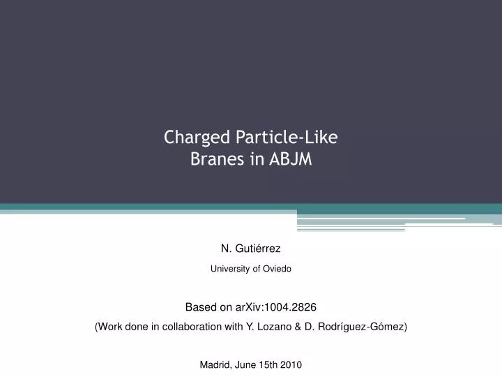 charged particle like branes in abjm