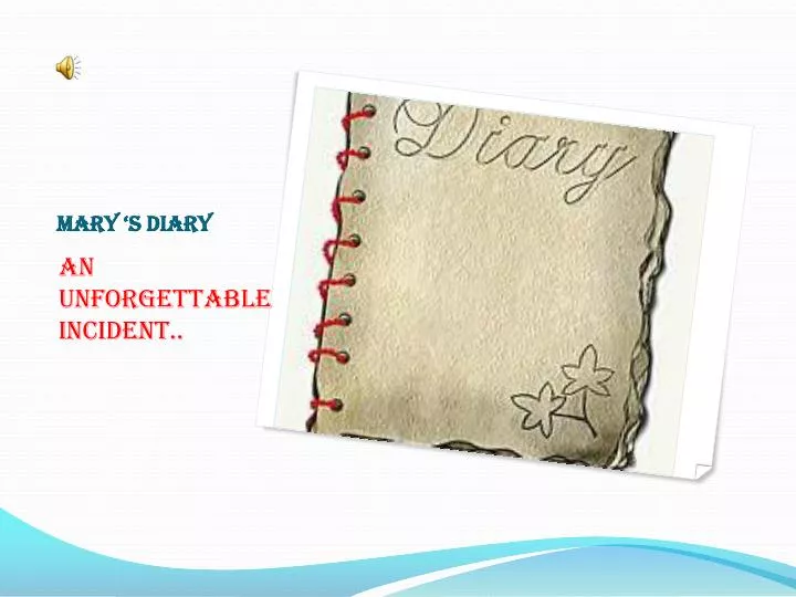 mary s diary