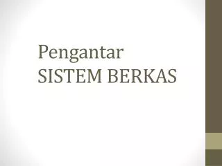 pengantar sistem berkas