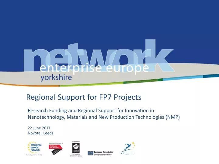 regional support for fp7 projects
