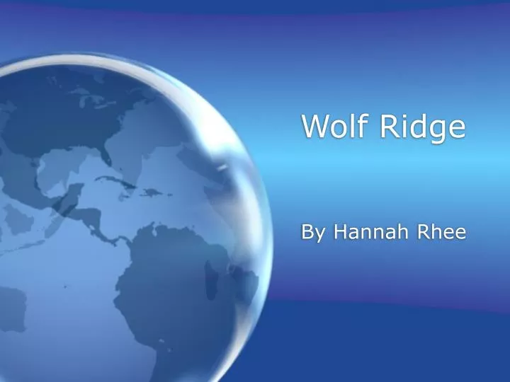 wolf ridge