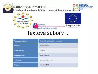textov s bory i