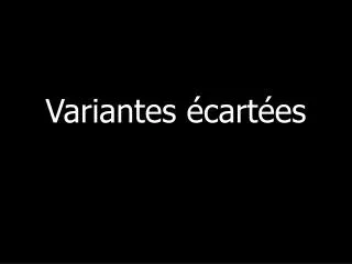 variantes cart es