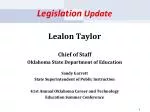 Legislation Update - slide 1