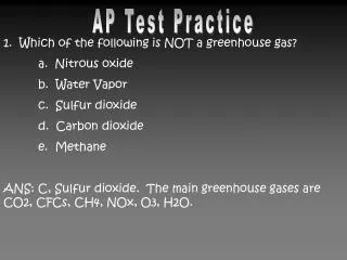 AP Test Practice