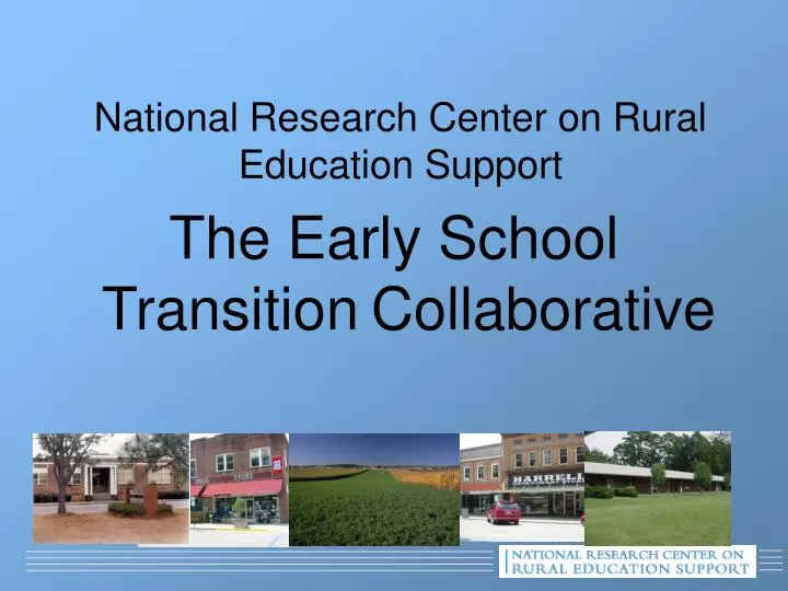 national research center on rural education support