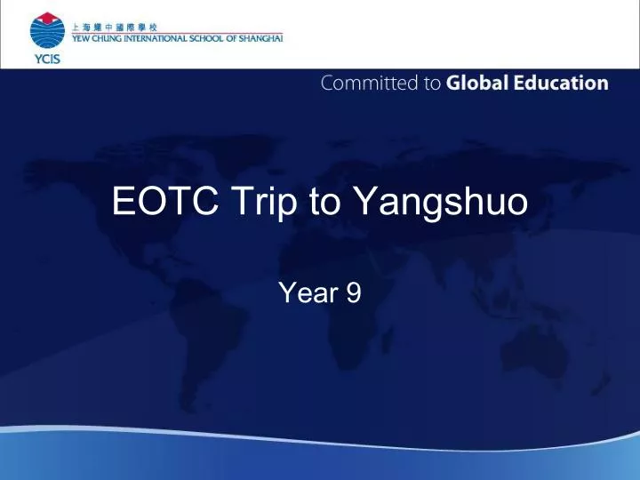 eotc trip to yangshuo