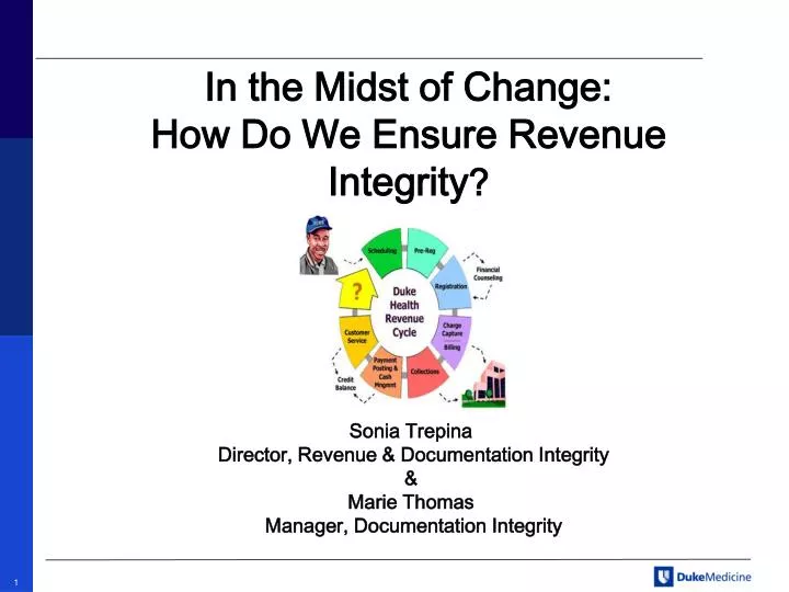 in the midst of change how do we ensure revenue integrity